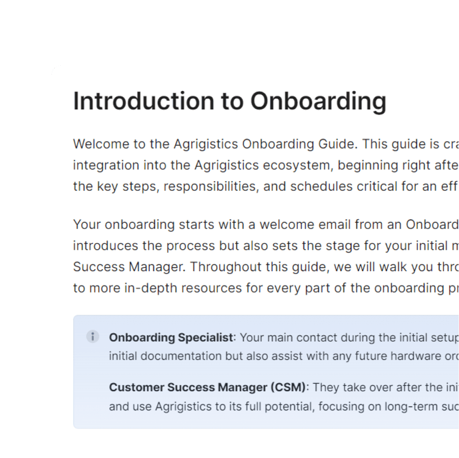 onboarding documentation scrrenshot right aligned