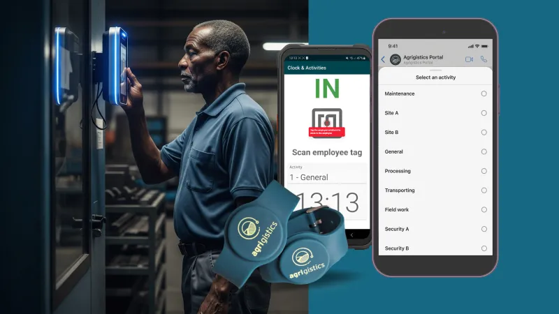 Agrigistics Verifiable Clocking